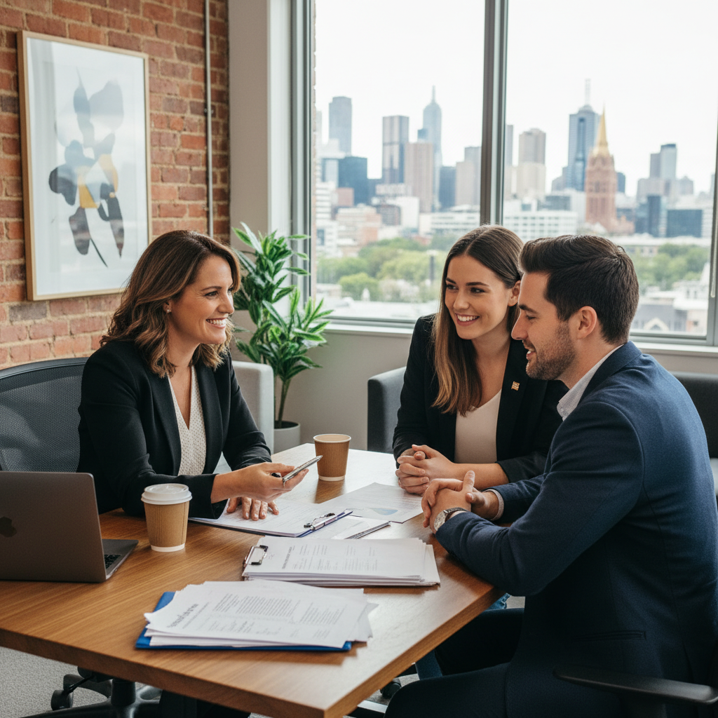 Mortgage consultation with Tina Fish in Melbourne