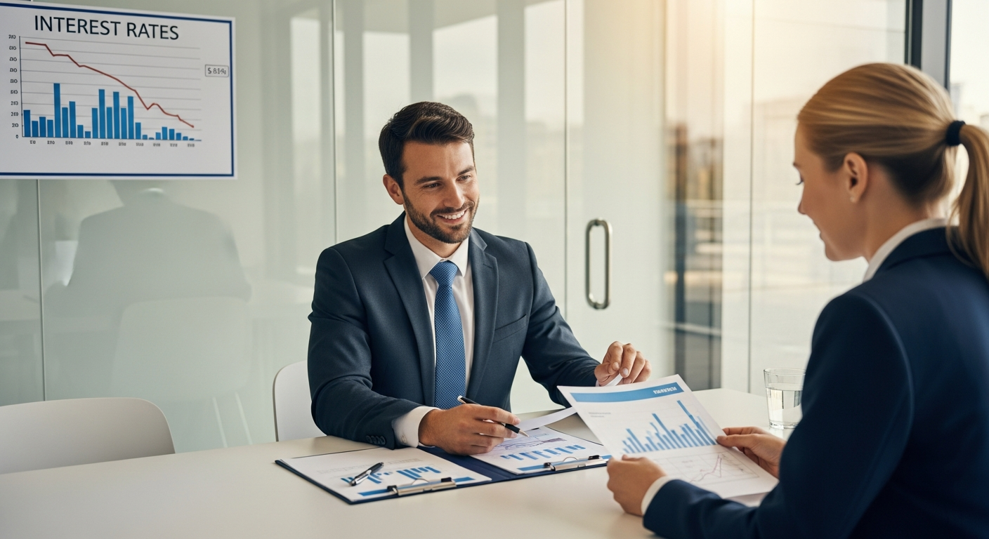 Finance Hub broker negotiating better home loan rate on behalf of client