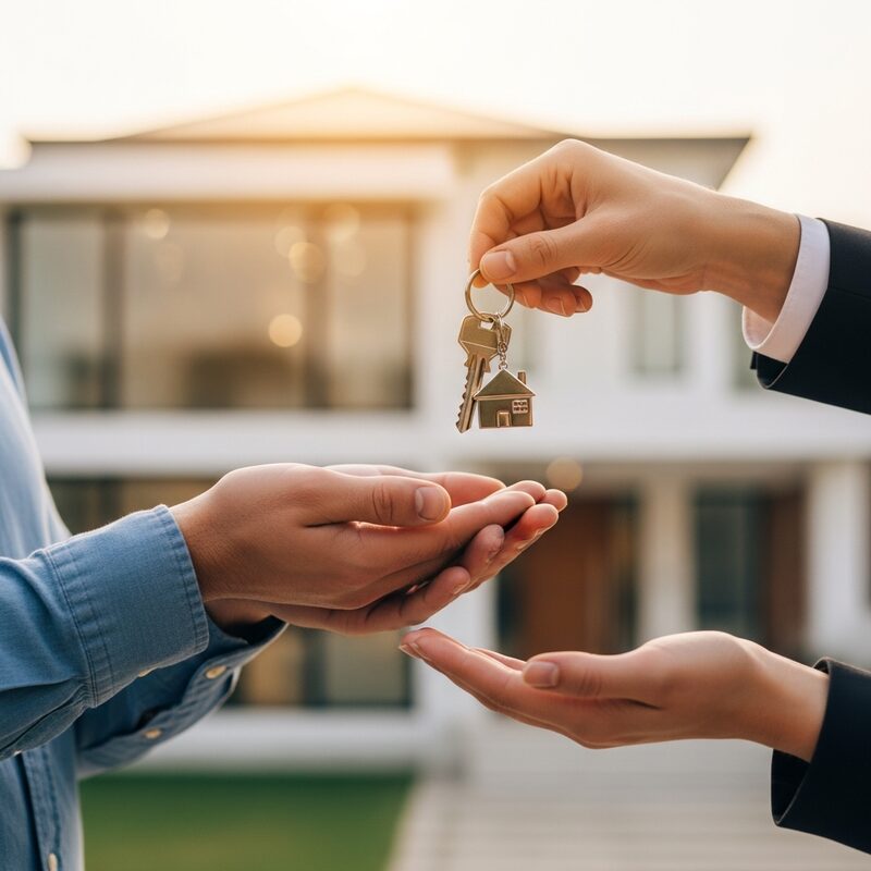 New home keys - Finance Hub home loan service