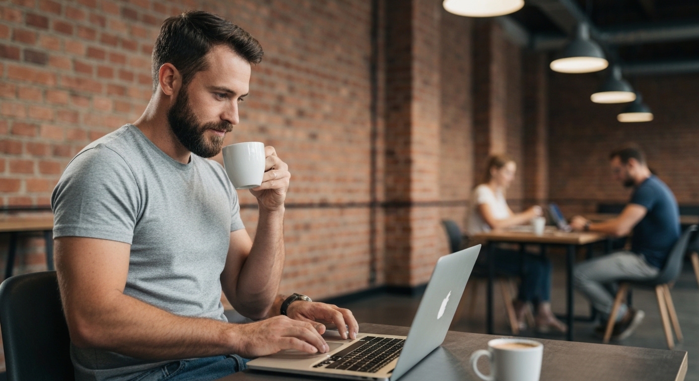 Self-employed business owner reviewing home loan options