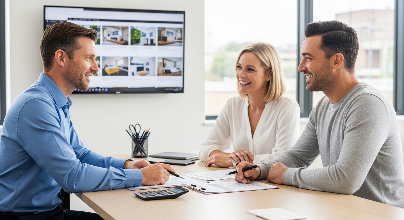 Couple planning their home upgrade strategy